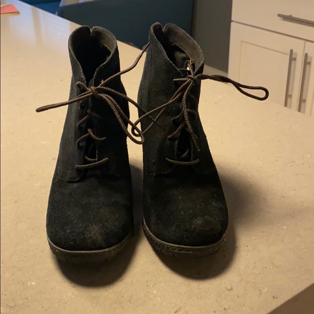 Black Timberland Booties